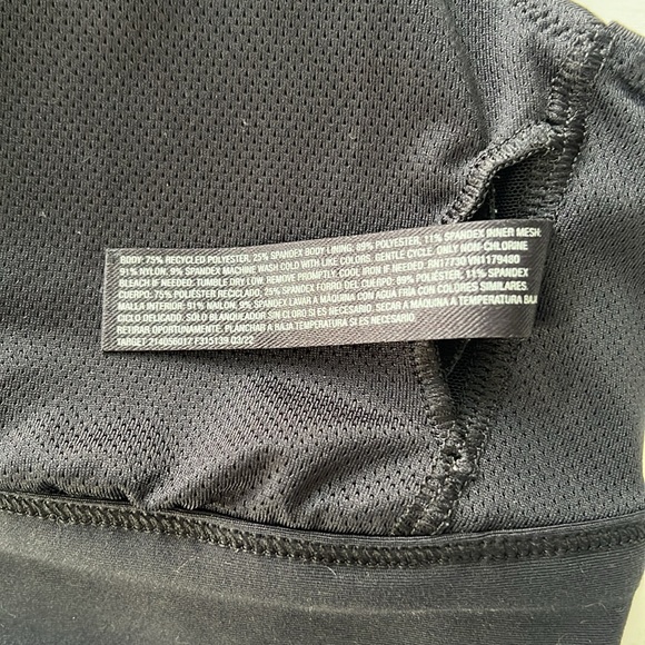 All In Motion Sports Bra XS Black - Picture 6 of 6